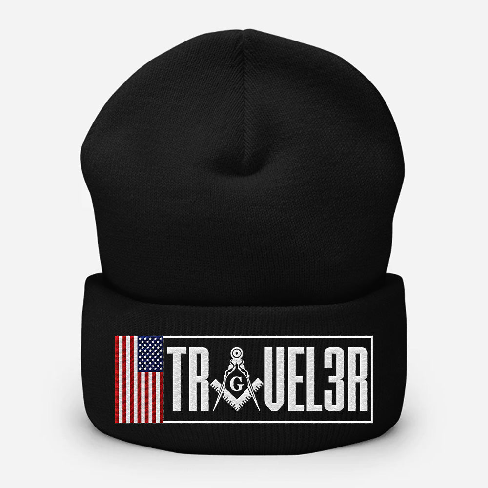 Traveler Masonic Beanie - Embroidered