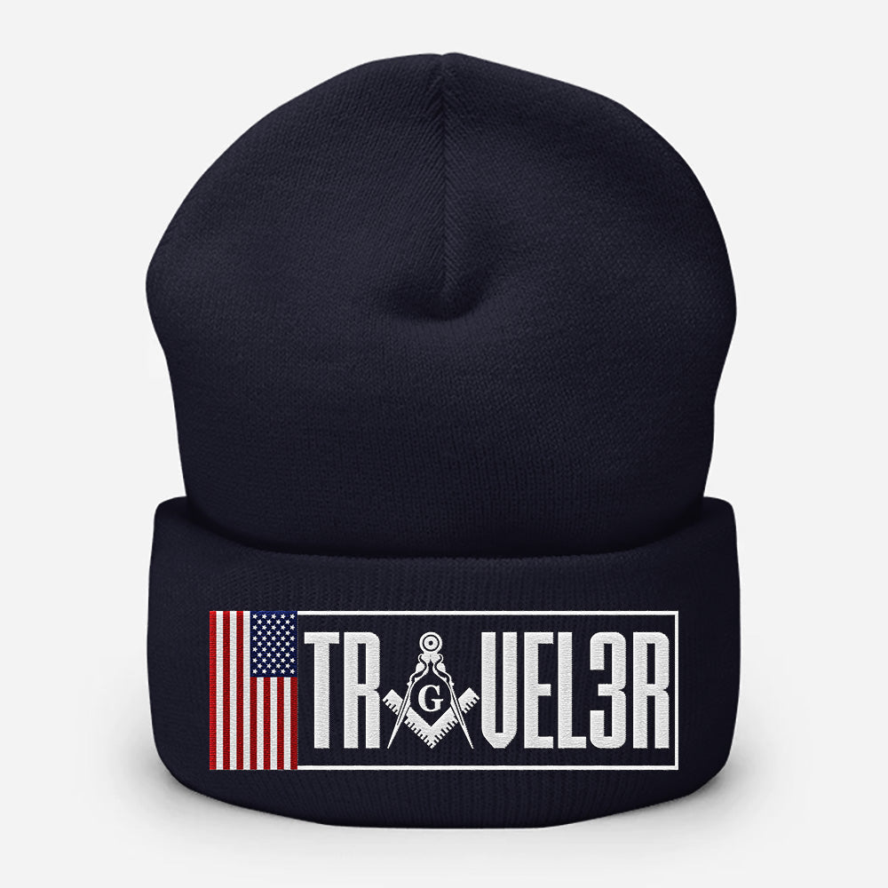 Traveler Masonic Beanie - Embroidered