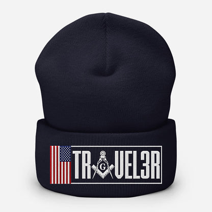 Traveler Masonic Beanie - Embroidered