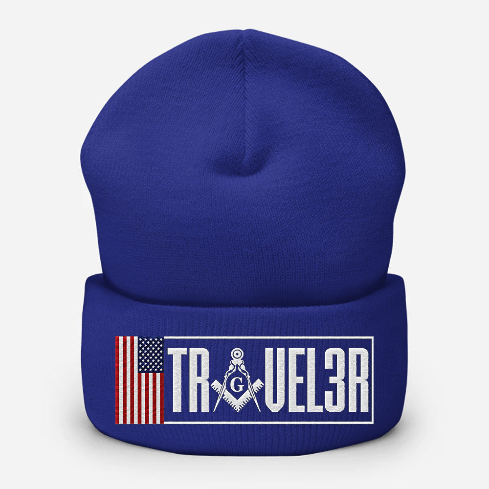 Traveler Masonic Beanie - Embroidered
