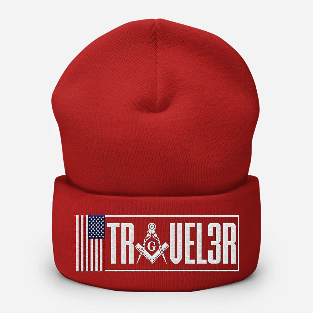 Traveler Masonic Beanie - Embroidered