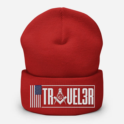 Traveler Masonic Beanie - Embroidered