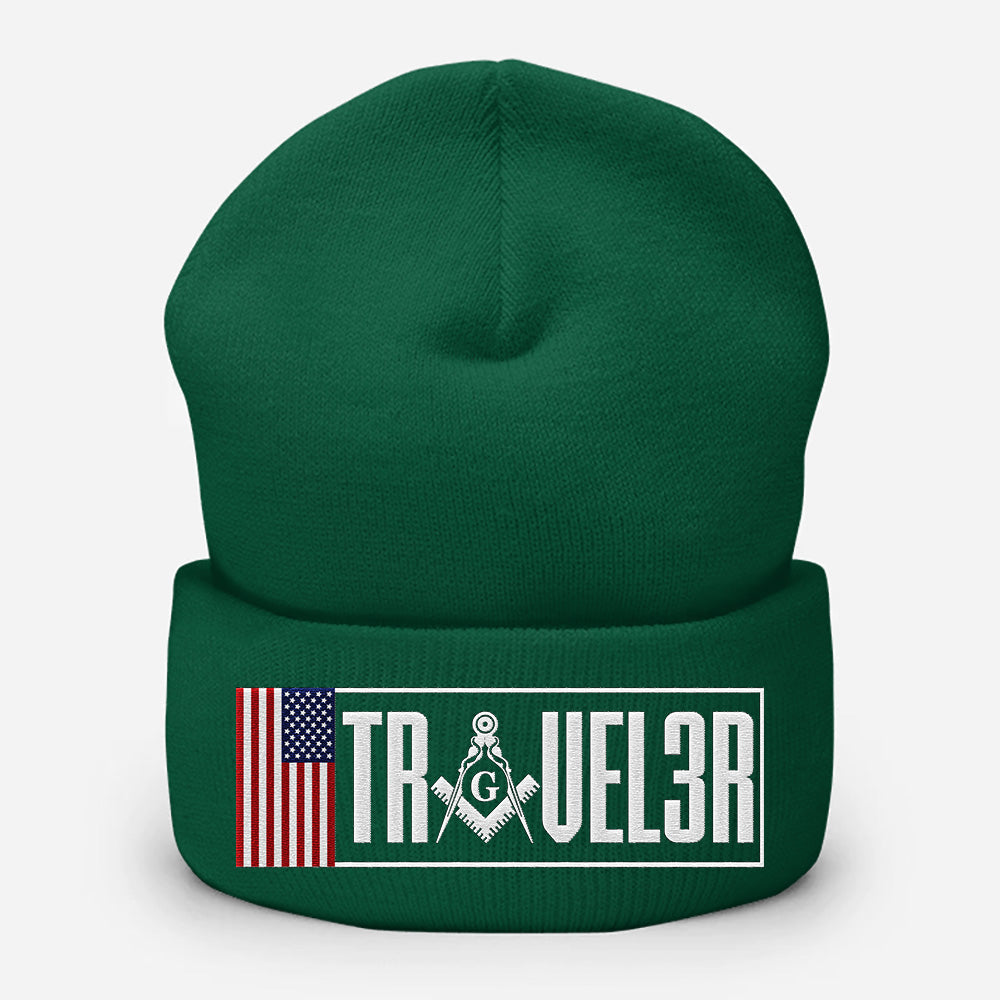 Traveler Masonic Beanie - Embroidered