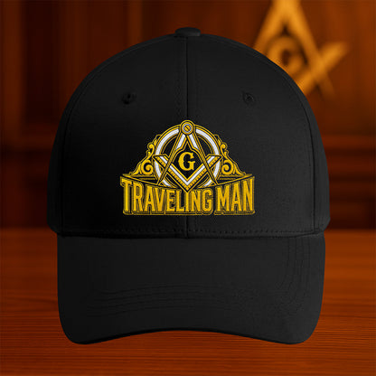 Traveling Man Hat - Embroidered