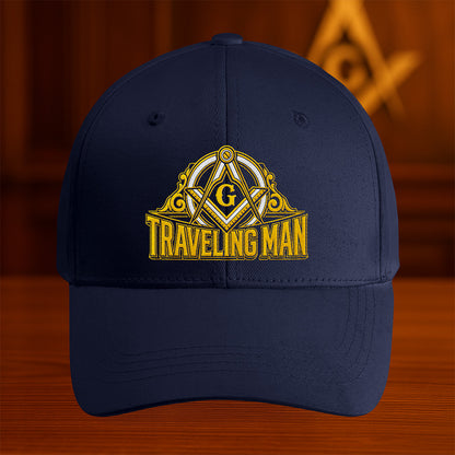 Traveling Man Hat - Embroidered