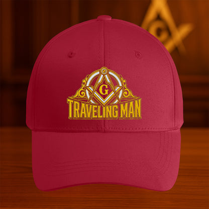Traveling Man Hat - Embroidered