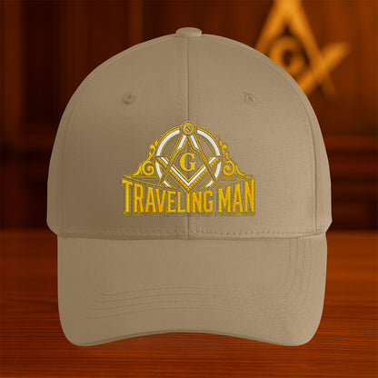 Traveling Man Hat - Embroidered