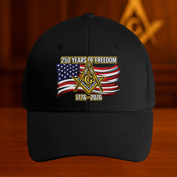 USA 250th Anniversary Masonic Hat