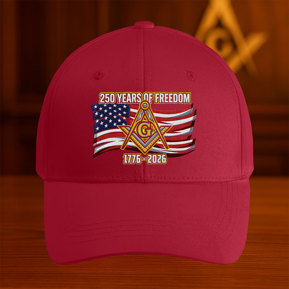 USA 250th Anniversary Masonic Hat