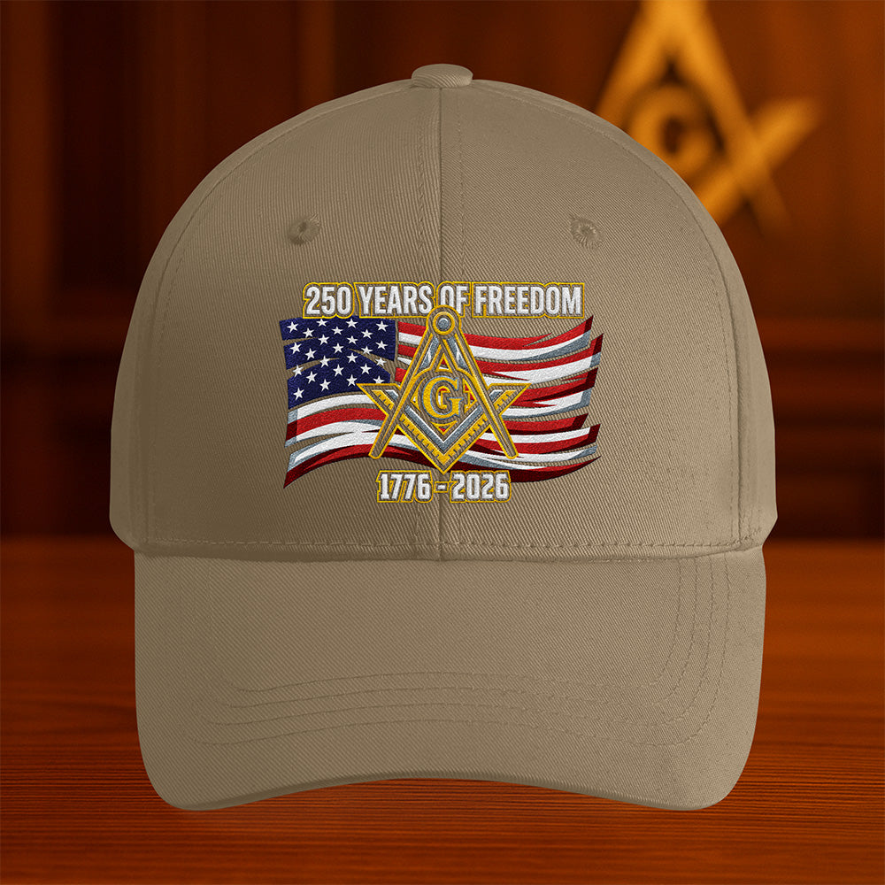 USA 250th Anniversary Masonic Hat