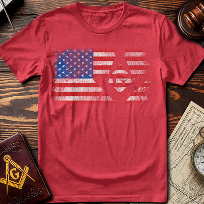 USA Freemason Flag T-Shirt