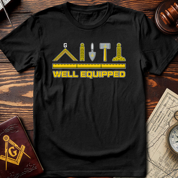 Well Equipped Masonic T-Shirt