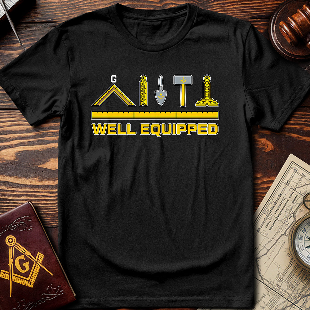 Well Equipped Masonic T-Shirt