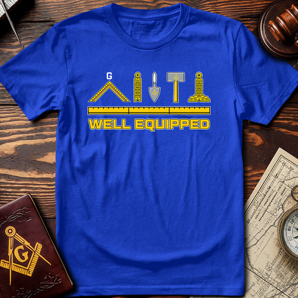 Well Equipped Masonic T-Shirt