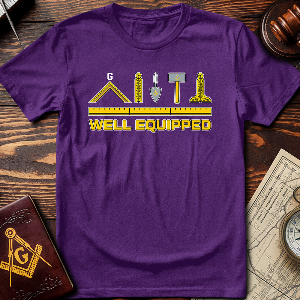 Well Equipped Masonic T-Shirt