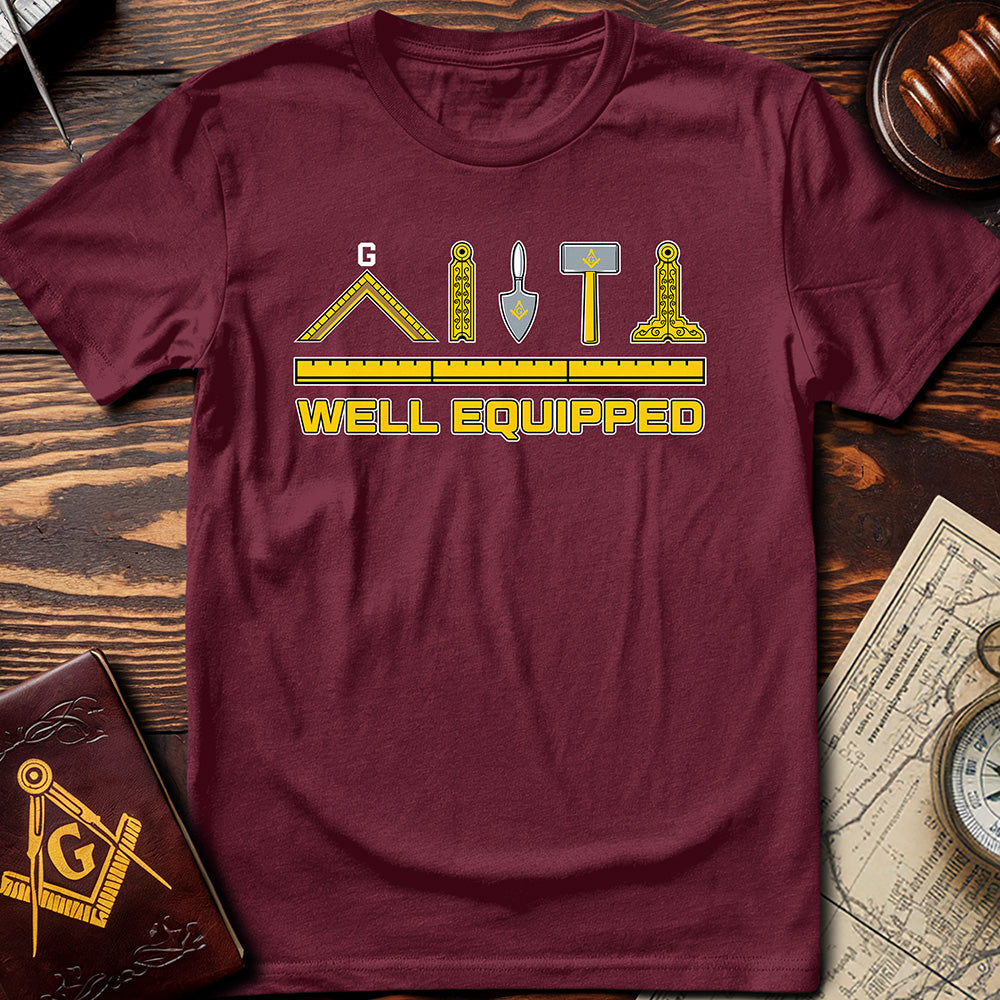 Well Equipped Masonic T-Shirt
