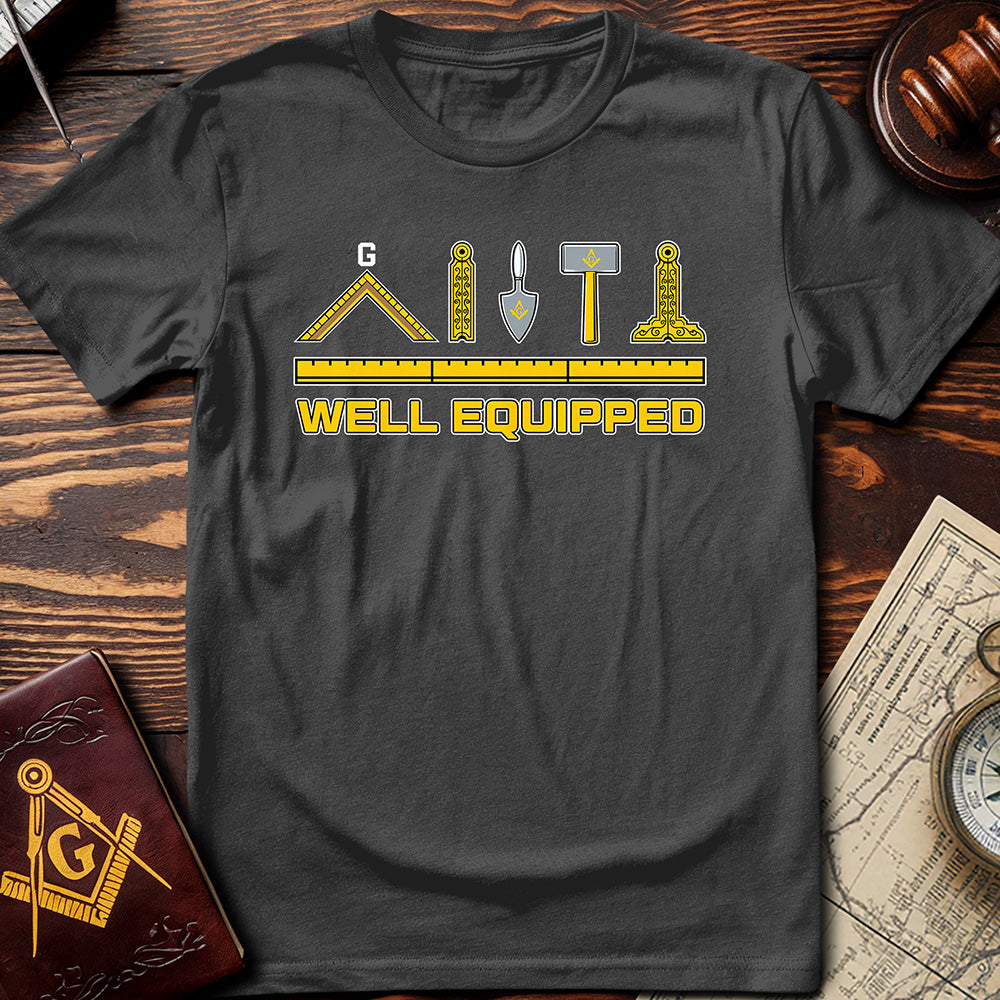 Well Equipped Masonic T-Shirt