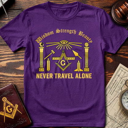 Wisdom Strength Beauty Never Travel Alone T-Shirt