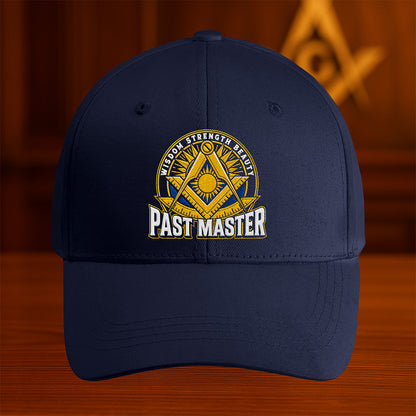 Wisdom Strength Beauty Past Master Hat - Embroidered