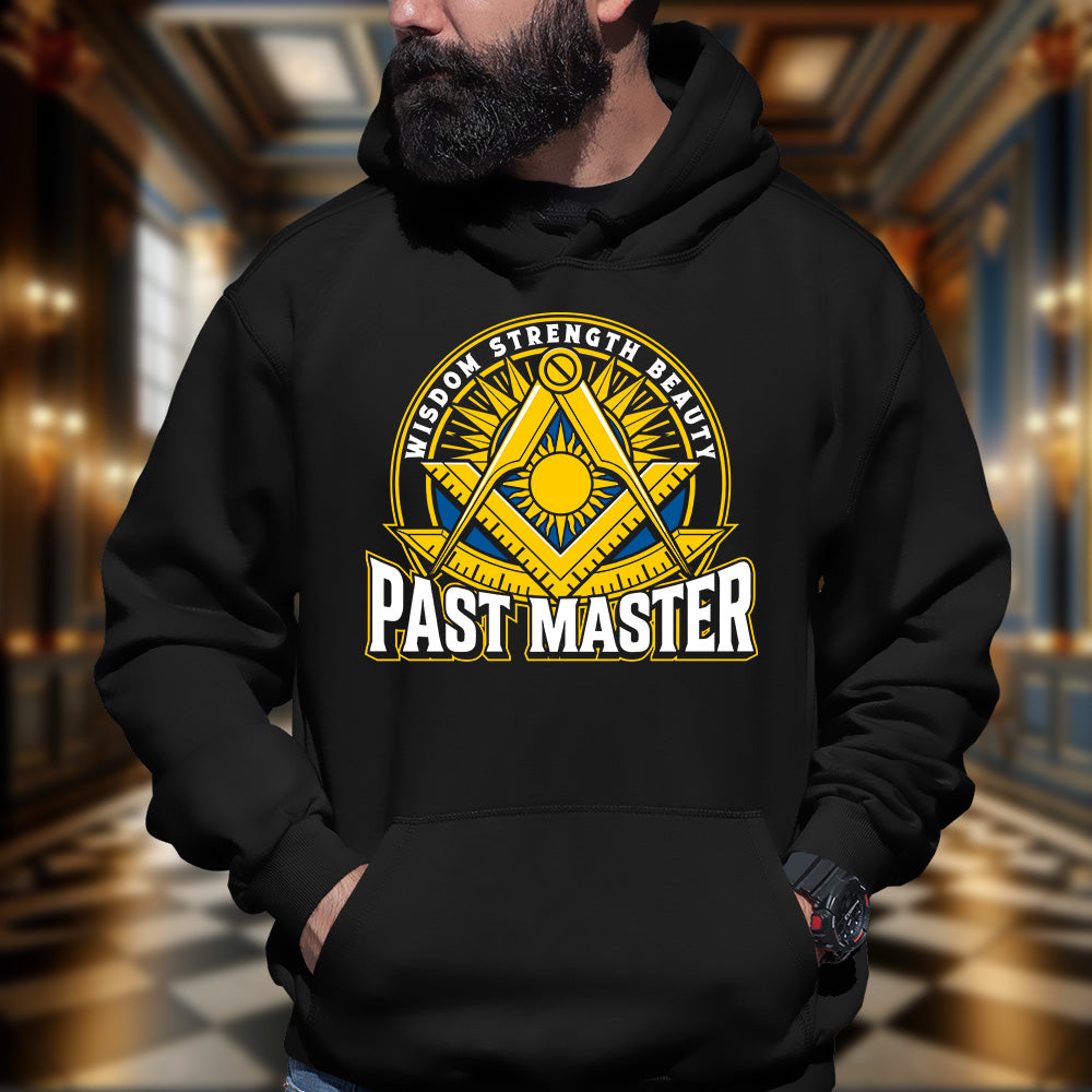 Wisdom Strength Beauty Past Master Hoodie