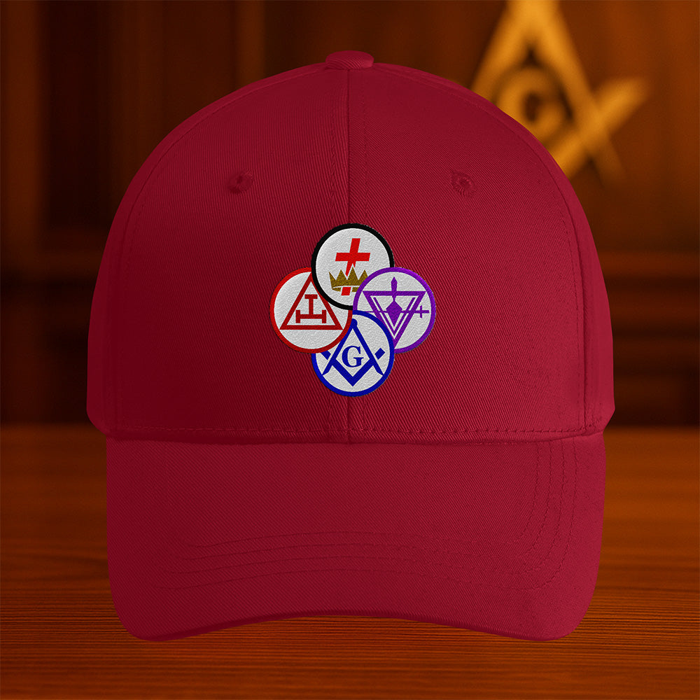 York Rite Hat - Embroidered