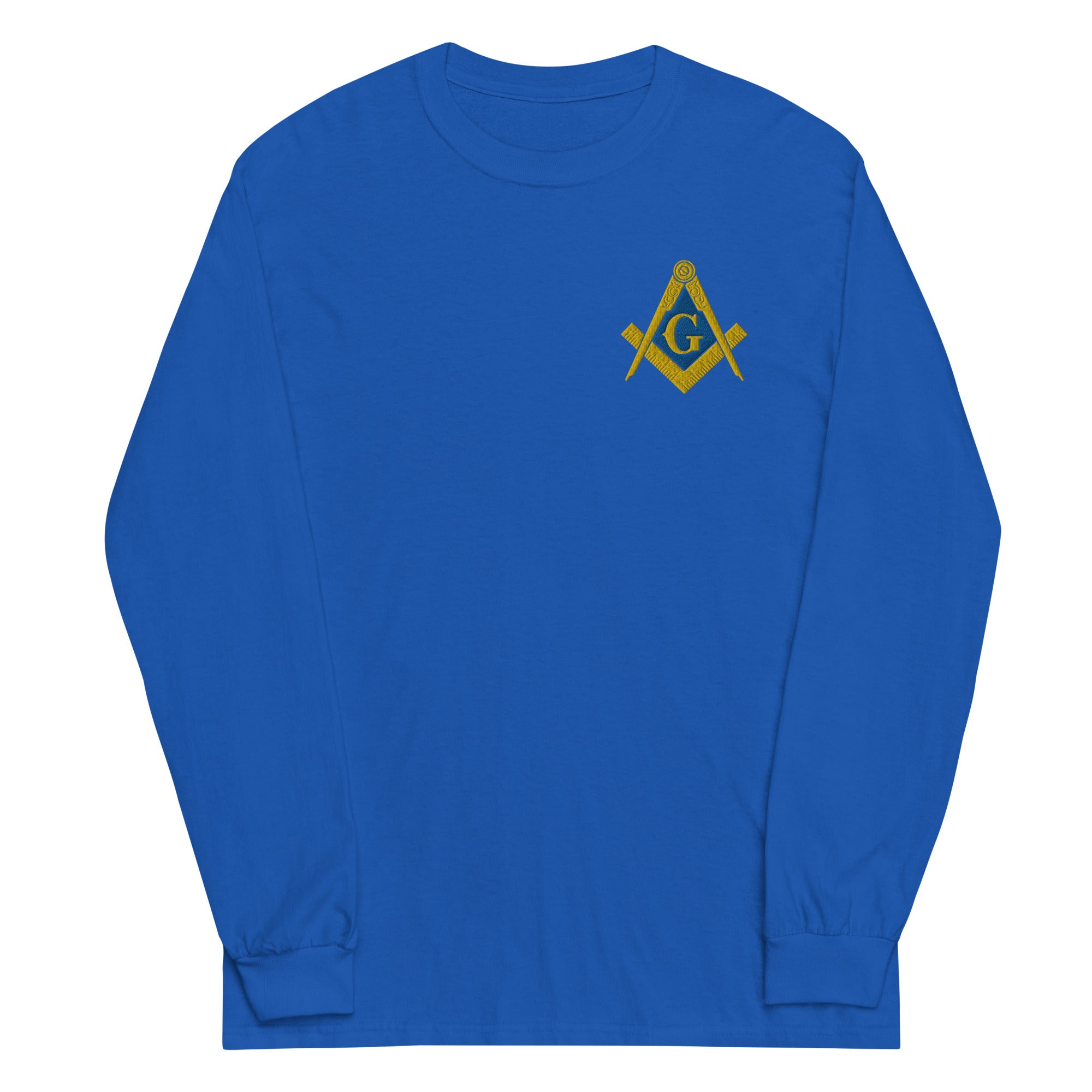 Masonic Embroidered Long Sleeve Shirt